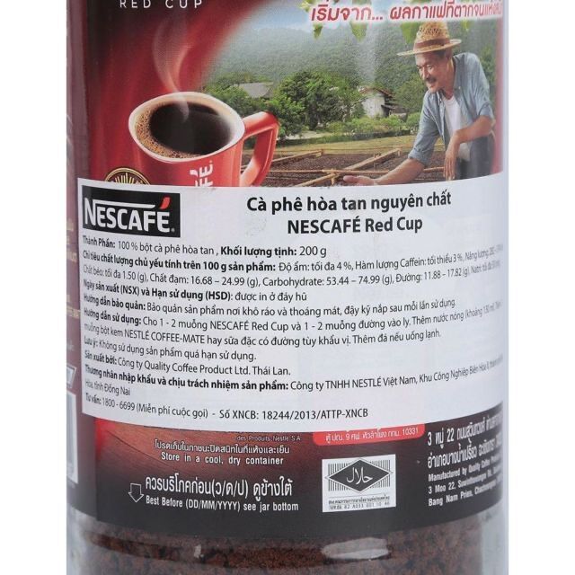 Nescafe Red Cup Thái Lan 200g