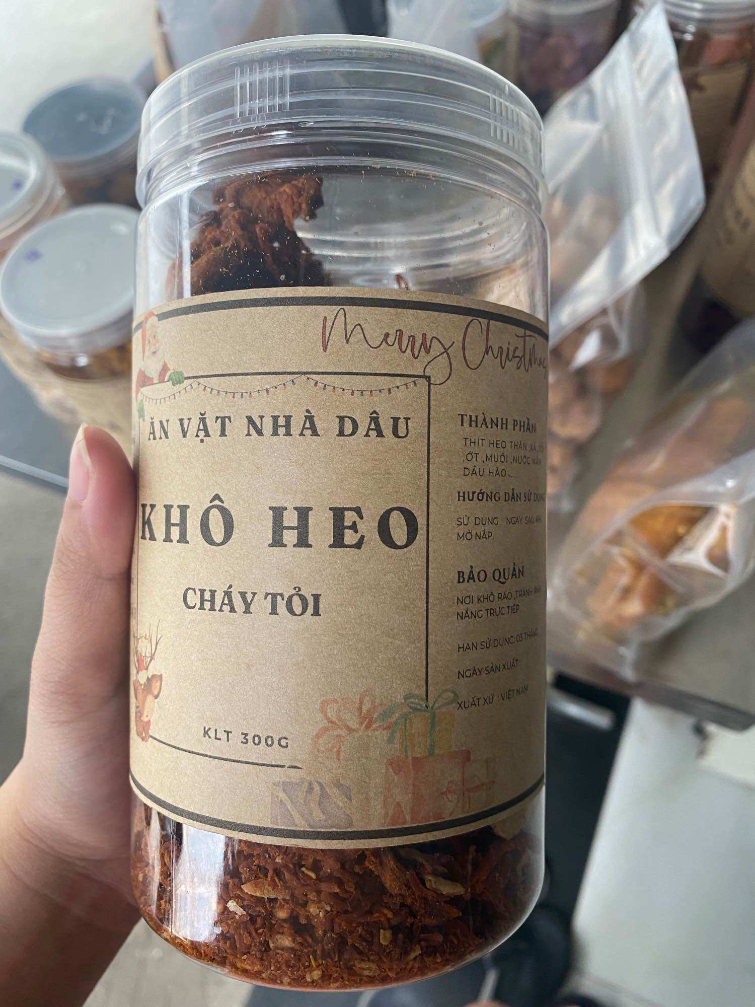 Khô heo cháy tỏi loại 1