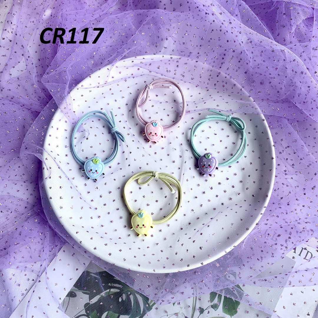 Dây Cột Tóc Gắn Charm Phong Cách Hàn Quốc