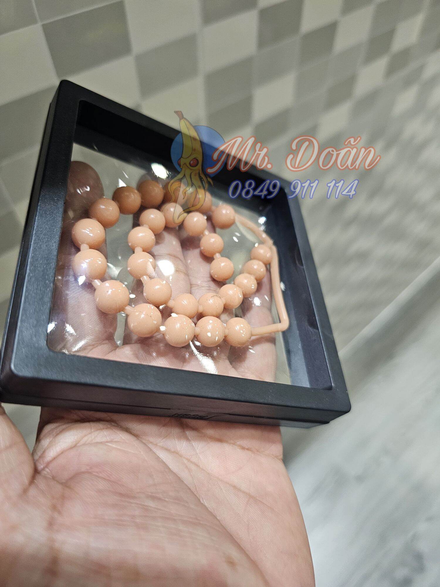 Chuỗi silicon NANO size 9/10mm có dây râu