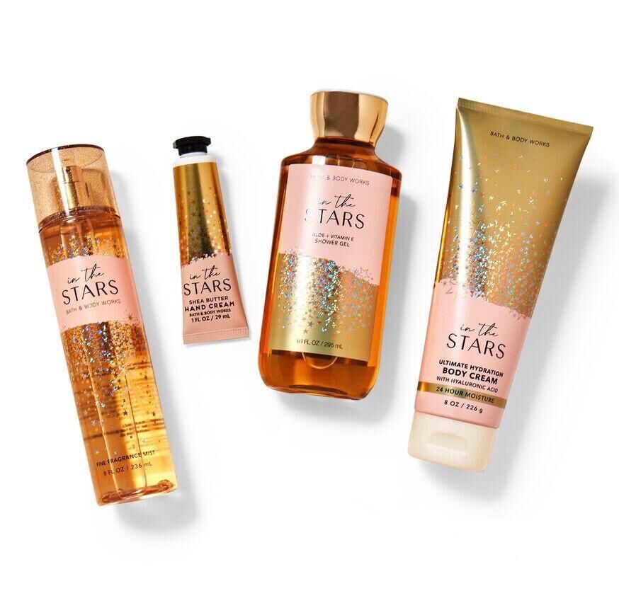 [Auth] Sản Phẩm Tắm Dưỡng Xịt Thơm Mịn Da Lưu Hương Toàn Thân Bath & Body Works - In The Stars