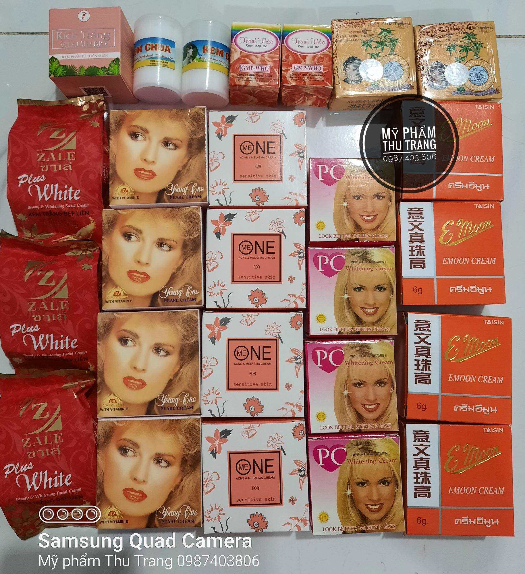 Bộ kem trắng da công thức kem cốt thái