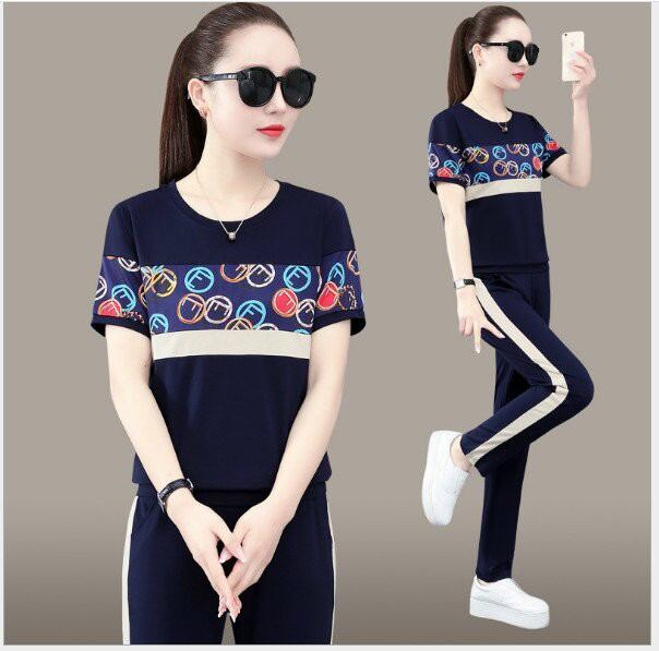 Sét đồ bộ thể thao nữ dạo phố mặc nhà cao cấp FF