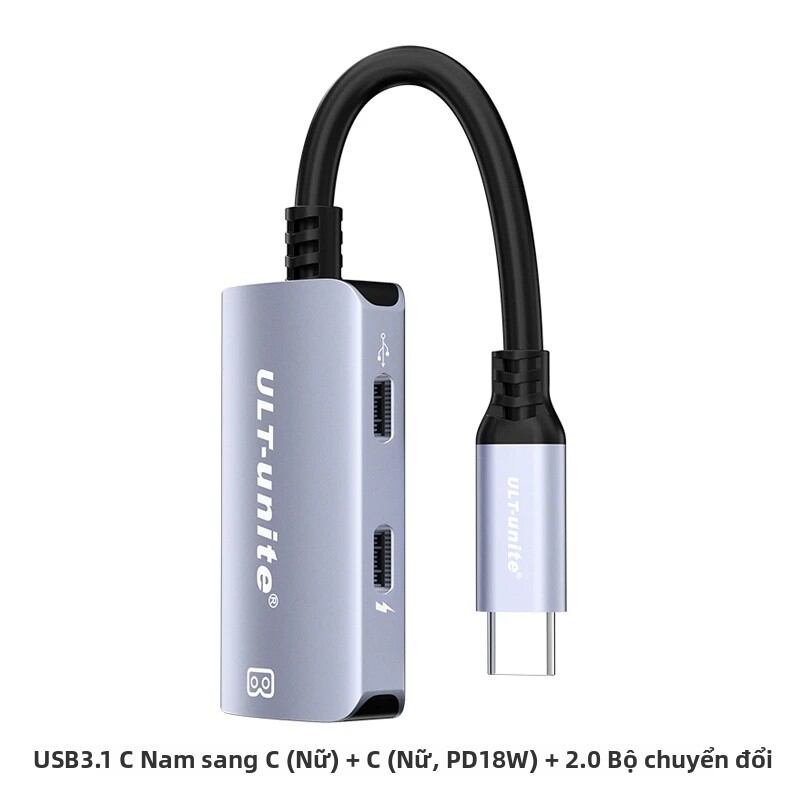 Bộ Chuyển Đổi USB-C Cho Kính Thực Tế Tăng Cường XREAL Nreal Switch StemDeck Thunderbird Air Plus Hua