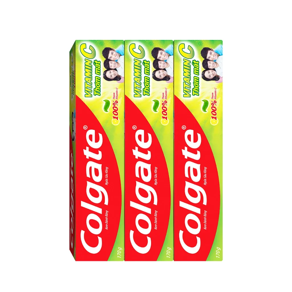 Kem đánh răng Colgate C ( 3 cây x 170g)