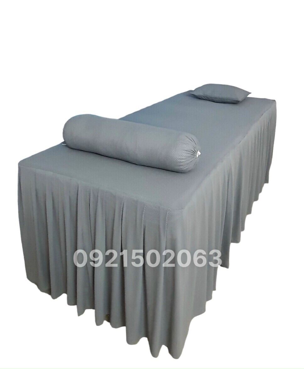Drap giường/ ga giường spa màu xám