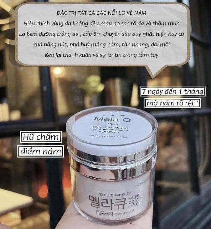 Kem tri NÁM CAO CẤP Mela Q Plus nội địa Hàn Quốc 50ml