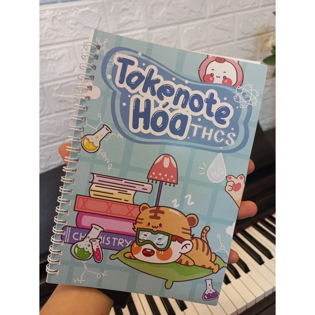 Sổ takenote hóa học thcs - khổ giấy a5