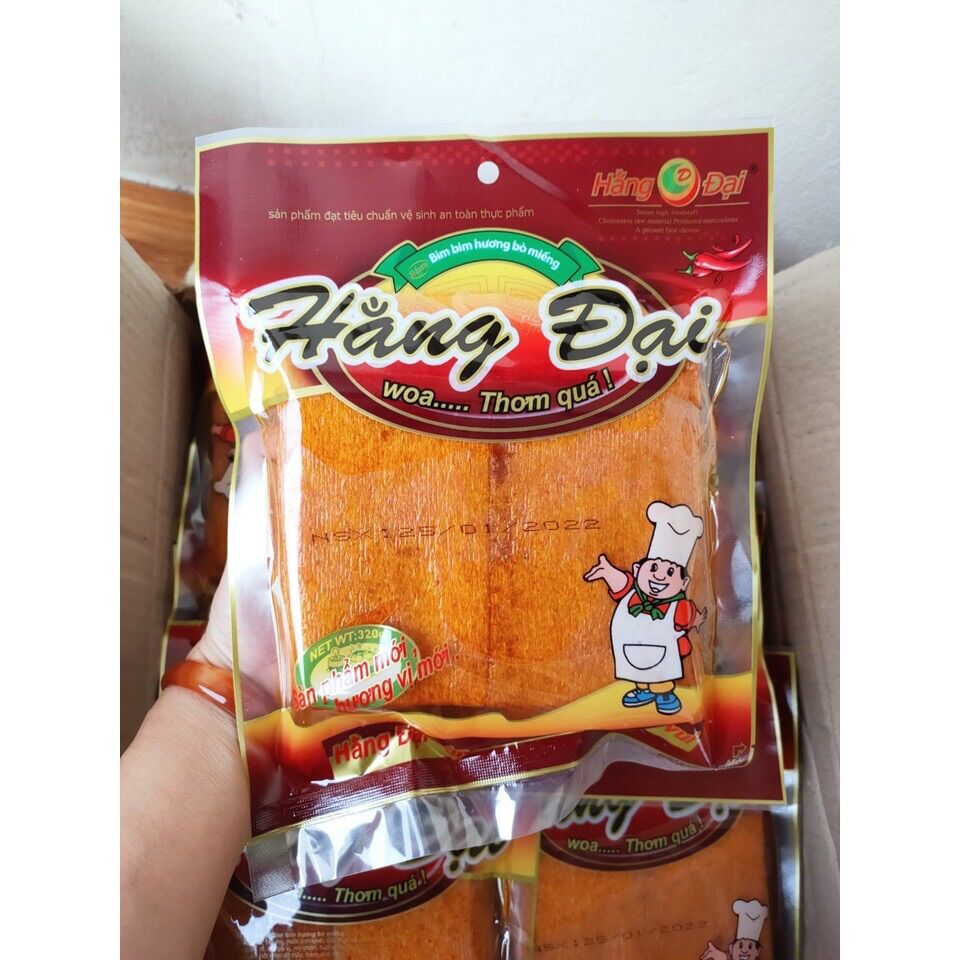 Bò miếng Hằng Đại cay cay 17k/ gói 320gr