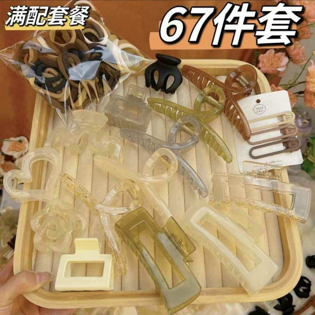 Sét kẹp tóc 67 chi tiết