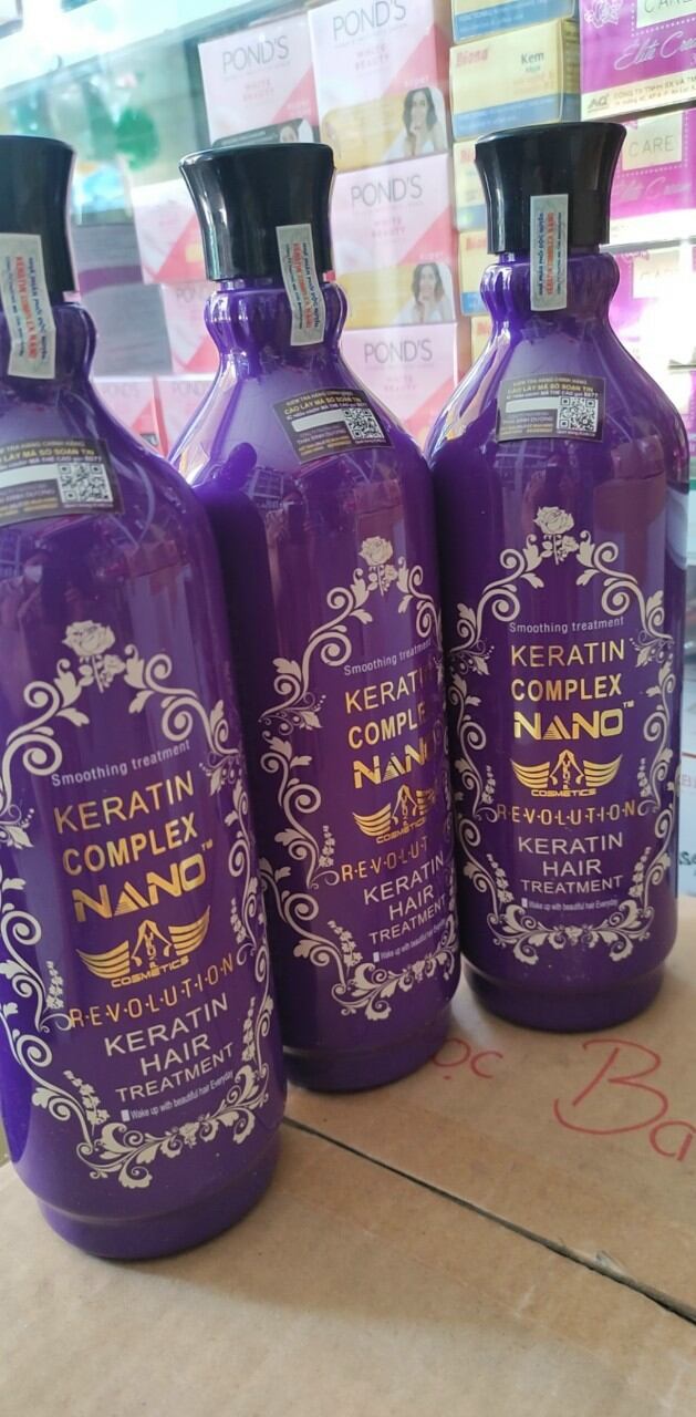 Karatin nano phục hồi tái tạo tóc mềm