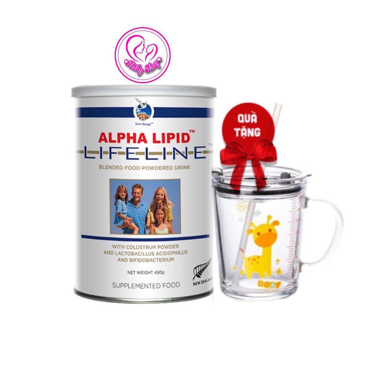 Sữa non Alpha Lipid lon 450g chính hãng nhập khẩu New Zealand hỗ trợ bổ sung dinh dưỡng cho cả gia đình