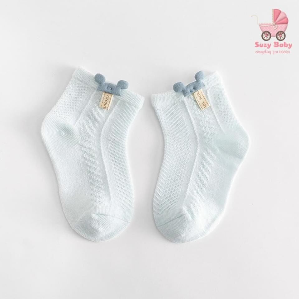 TẤT LƯỚI HÀN QUỐC THÊU GẤU