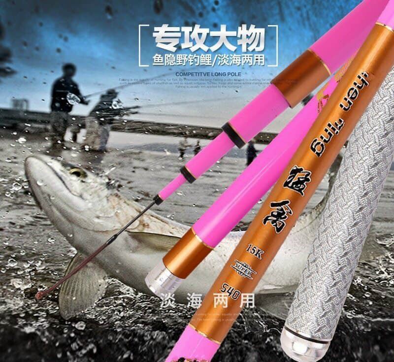 Cần câu cá săn hàng hồng long 12h 3m6 tới 9m