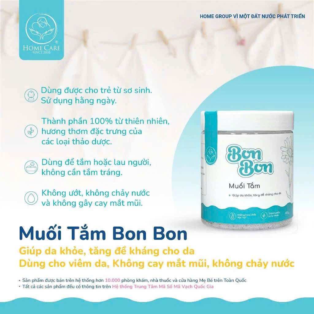 Muối Tắm Thảo Dược Ích Nhi ( Hàng CTY Home Care )