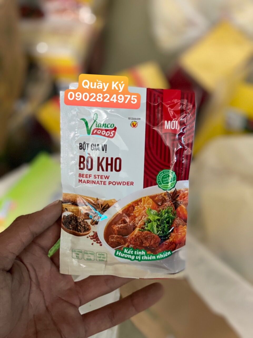Bột gia vị bò kho vianco 1hộp/25gói/18gr
