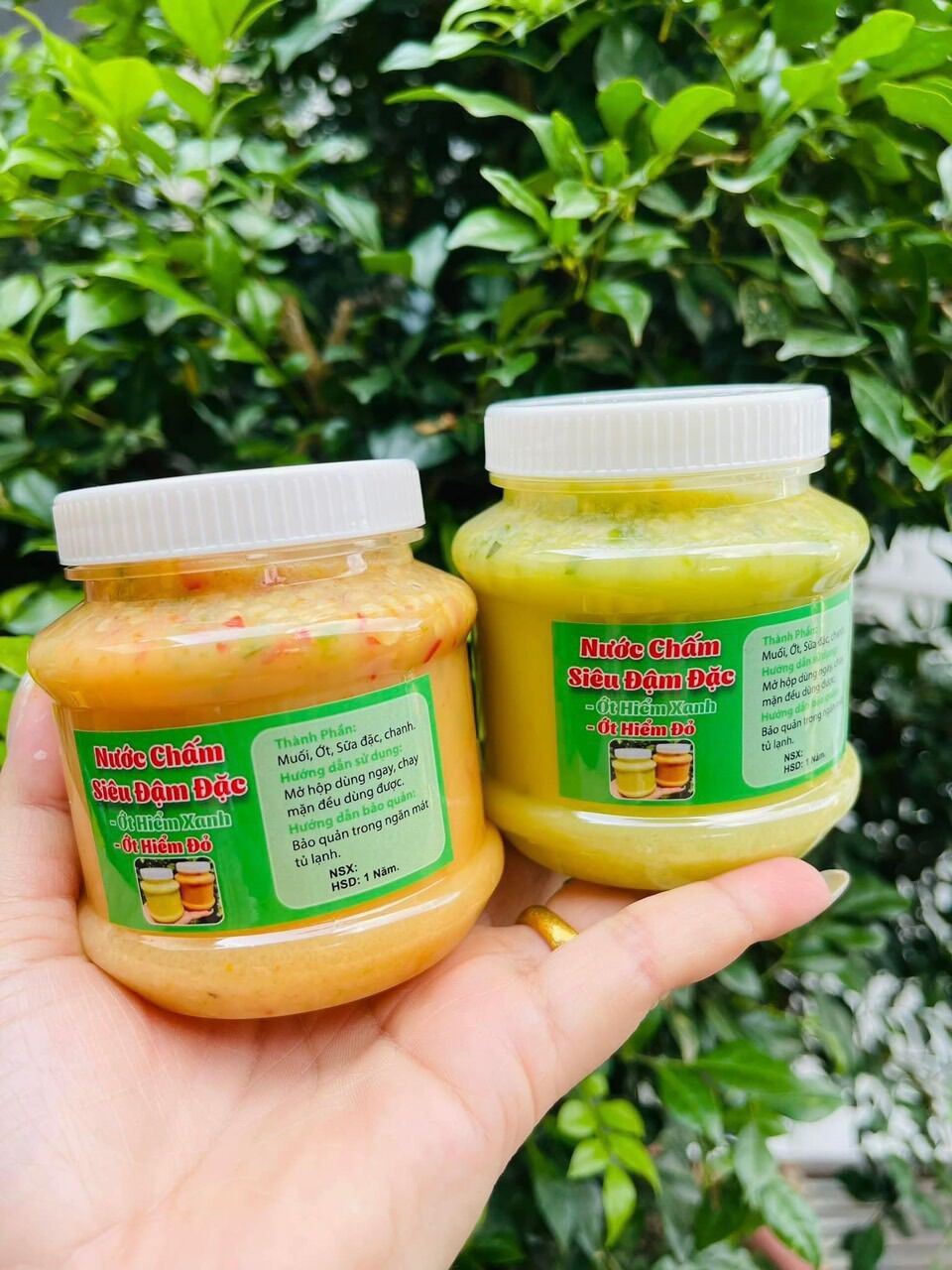 Hủ 500gr Muối chấm hải sản (ớt đỏ hoặc ớt xanh)