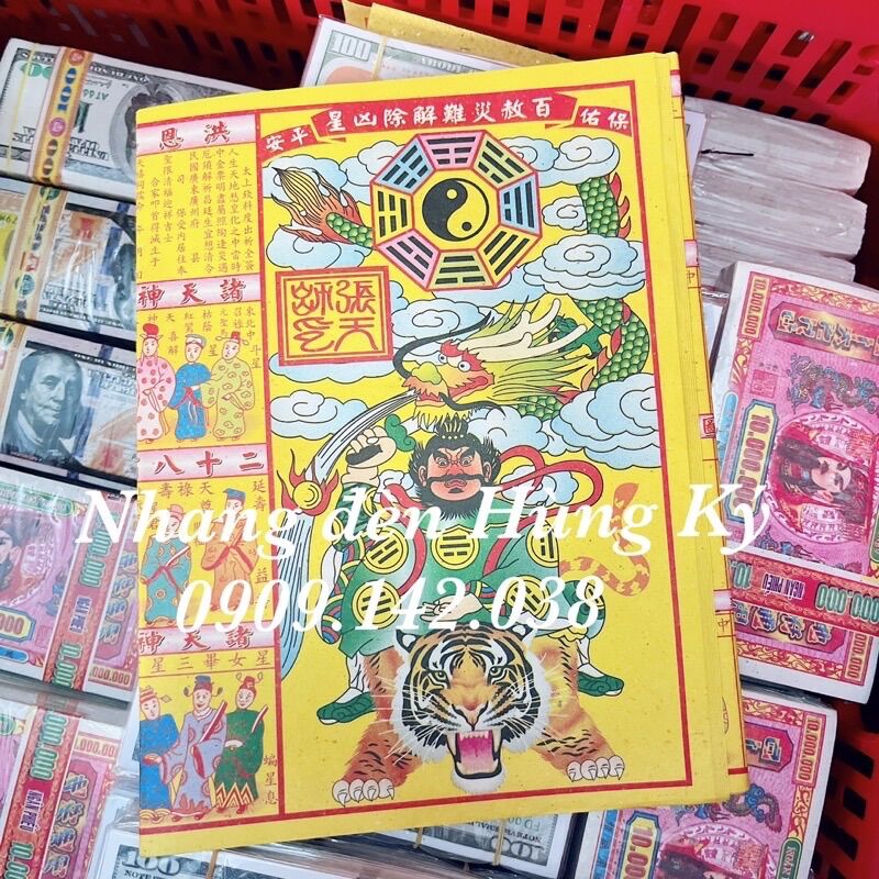Giấy cúng bạc cải màu