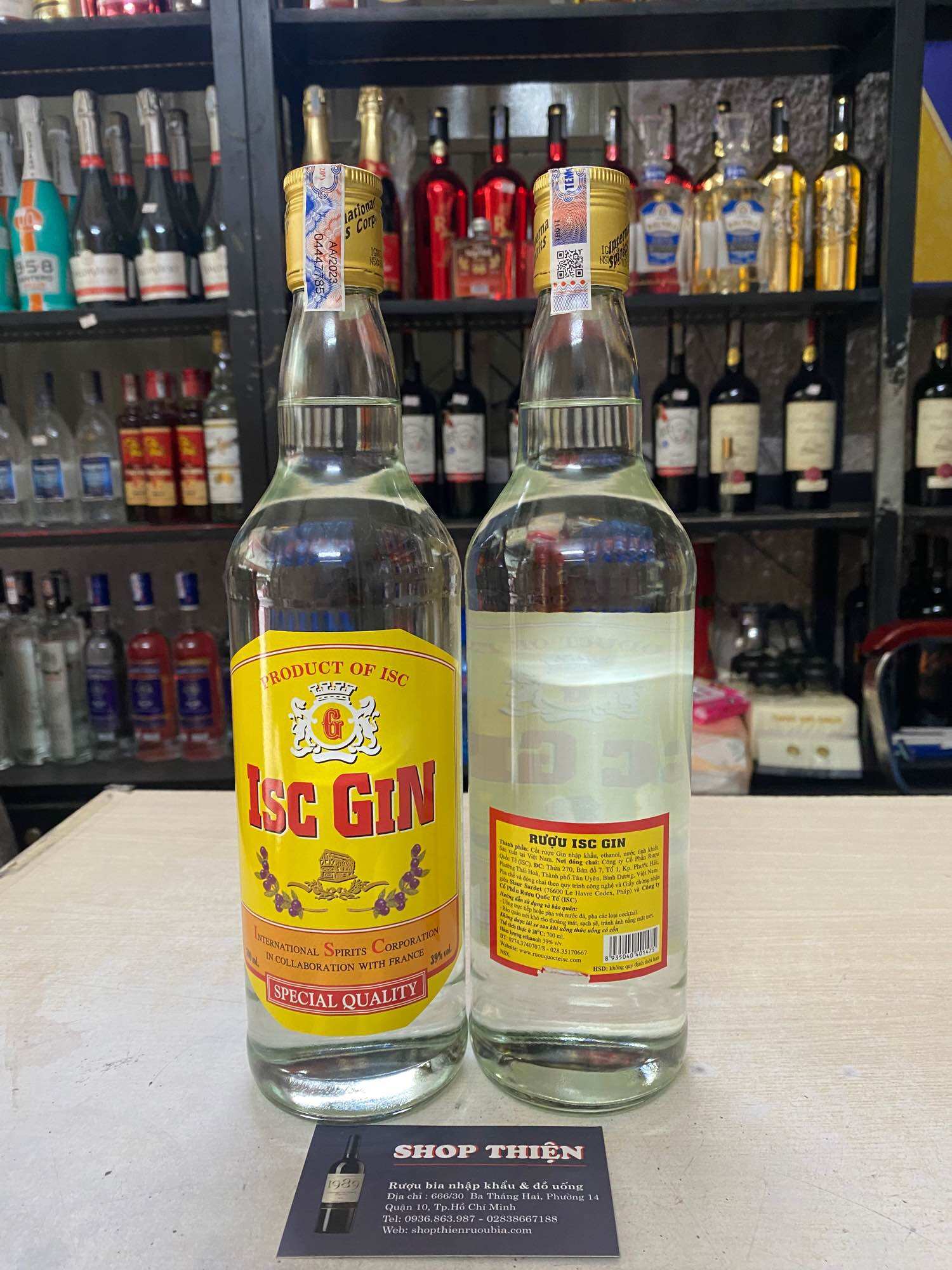 ISC GIN Việt Nam 39% 700ml