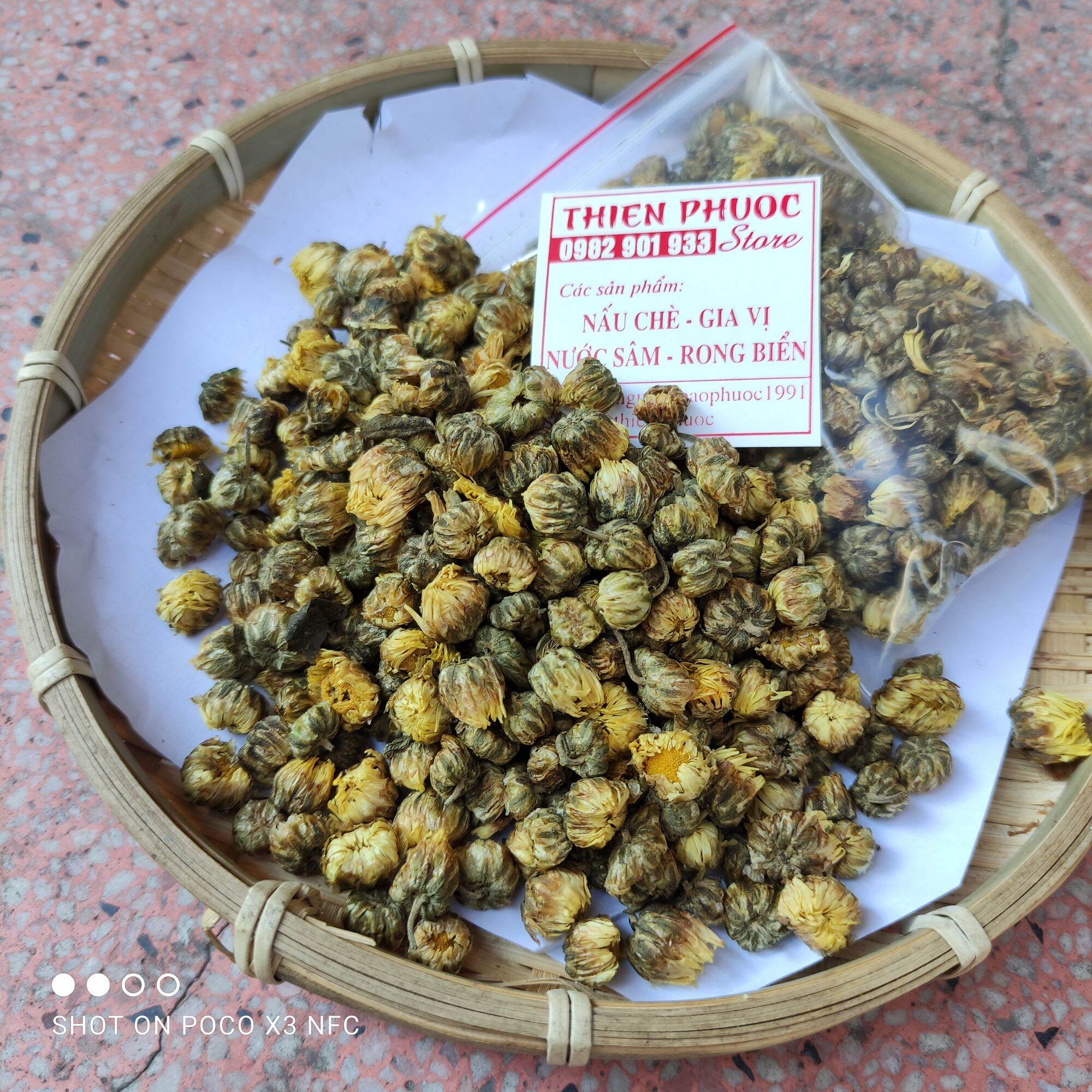 Trà hoa cúc - nụ hoa cúc vàng dùng pha trà 50gr