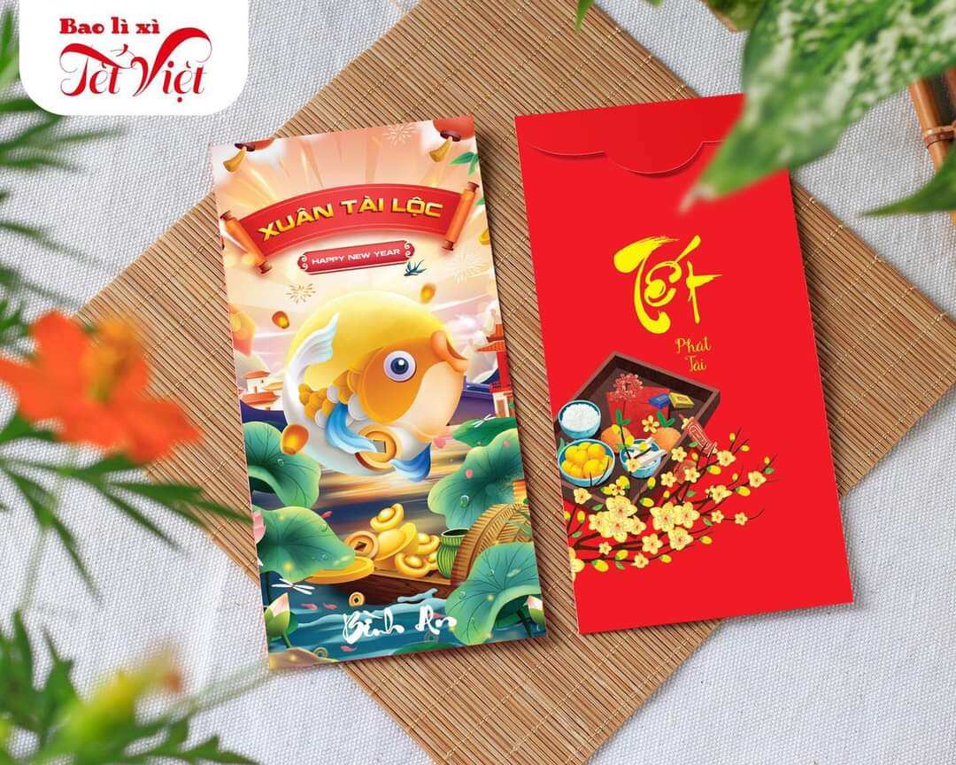 Set 20 bao lì xì Tết 2022