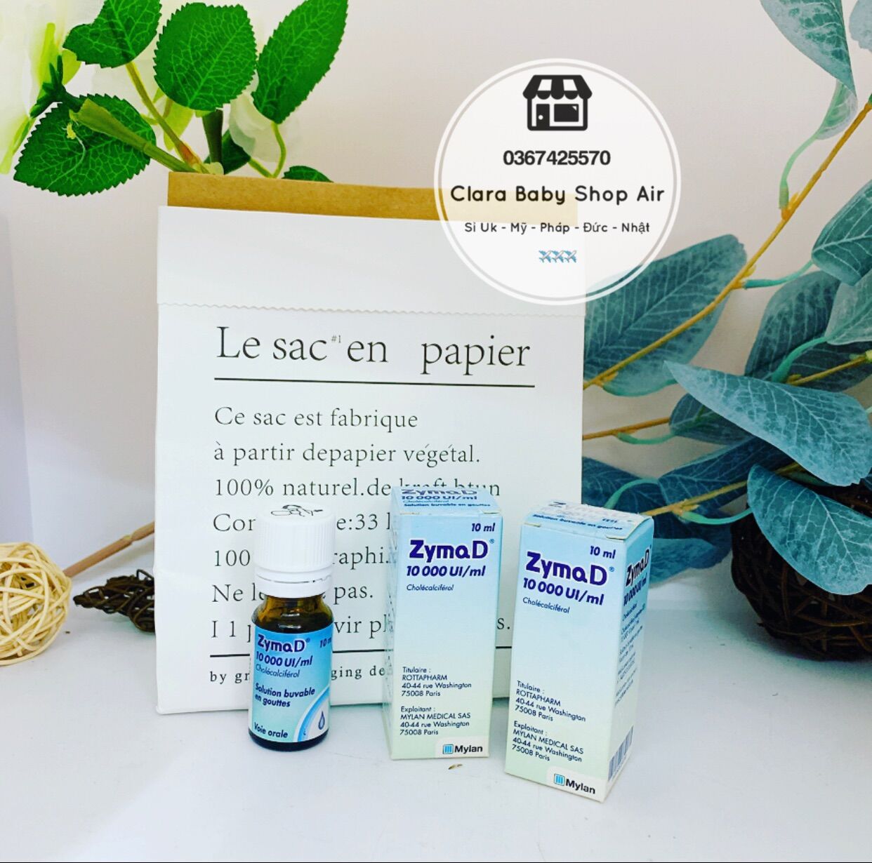 Vitamin Zyma D chống còi xương ( Date 9/2024)
