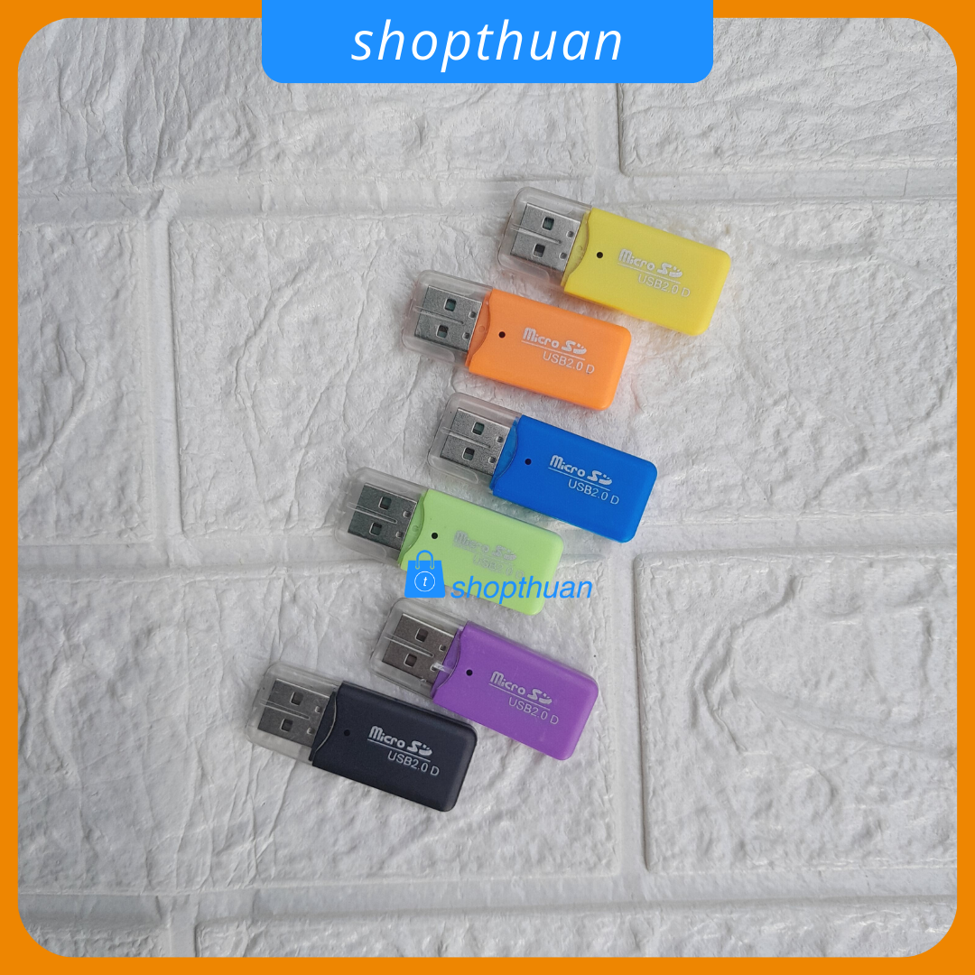 Đầu đọc thẻ nhớ Micro SD 2.0 bằng nhựa