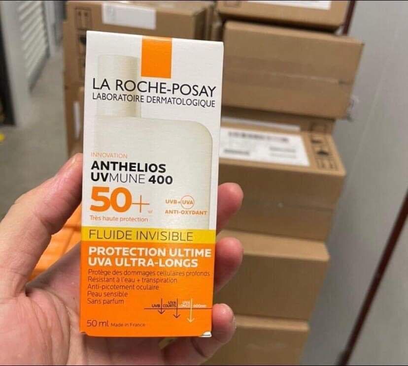 Kem chống nắng La Roche posay Fluide invisible 50ml