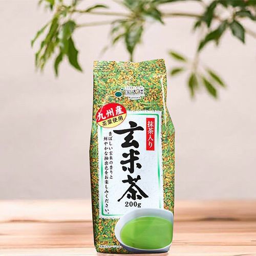 Trà xanh gạo lứt nhật bản kunitaro - hàng nội địa nhật