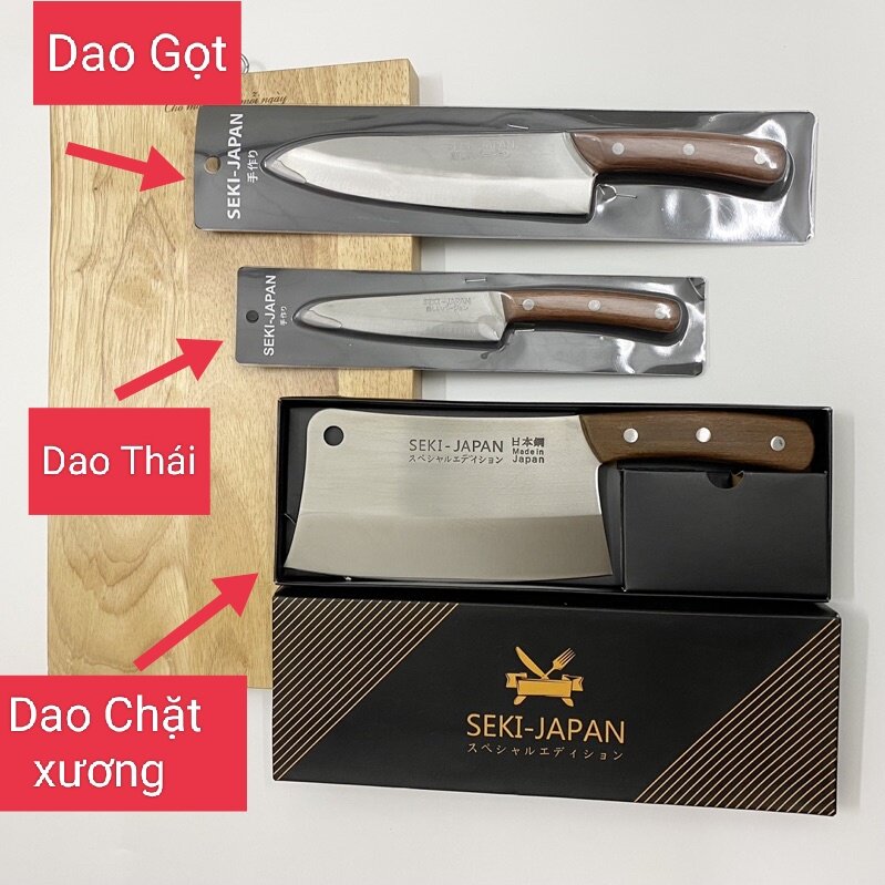 Dao thái,dao gọt,dao chặt xương seki nhật hàng cao cấp loại 1 có phân loại khi bấm mua hàng
