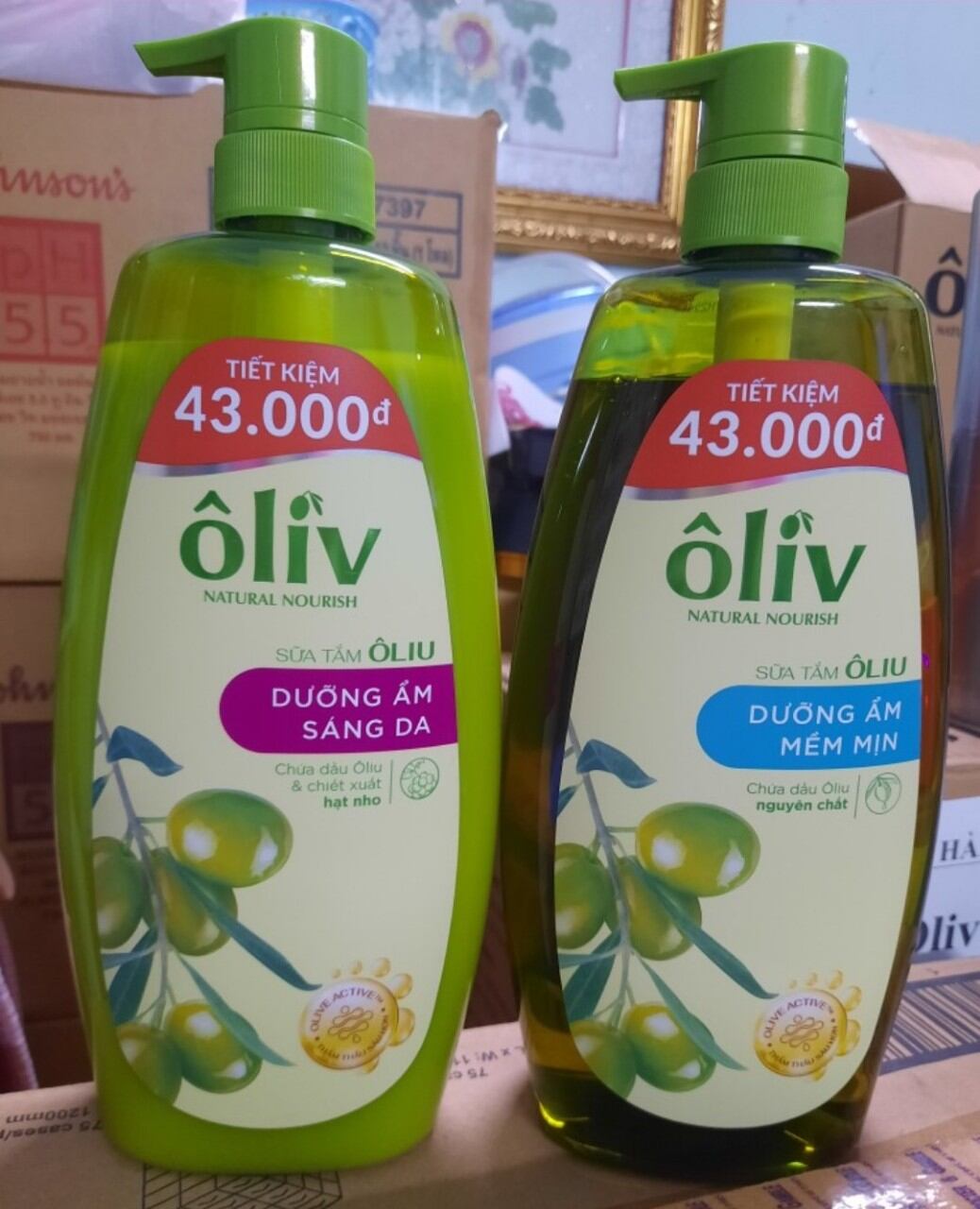 Sữa tắm Ôliv chai 1000ml