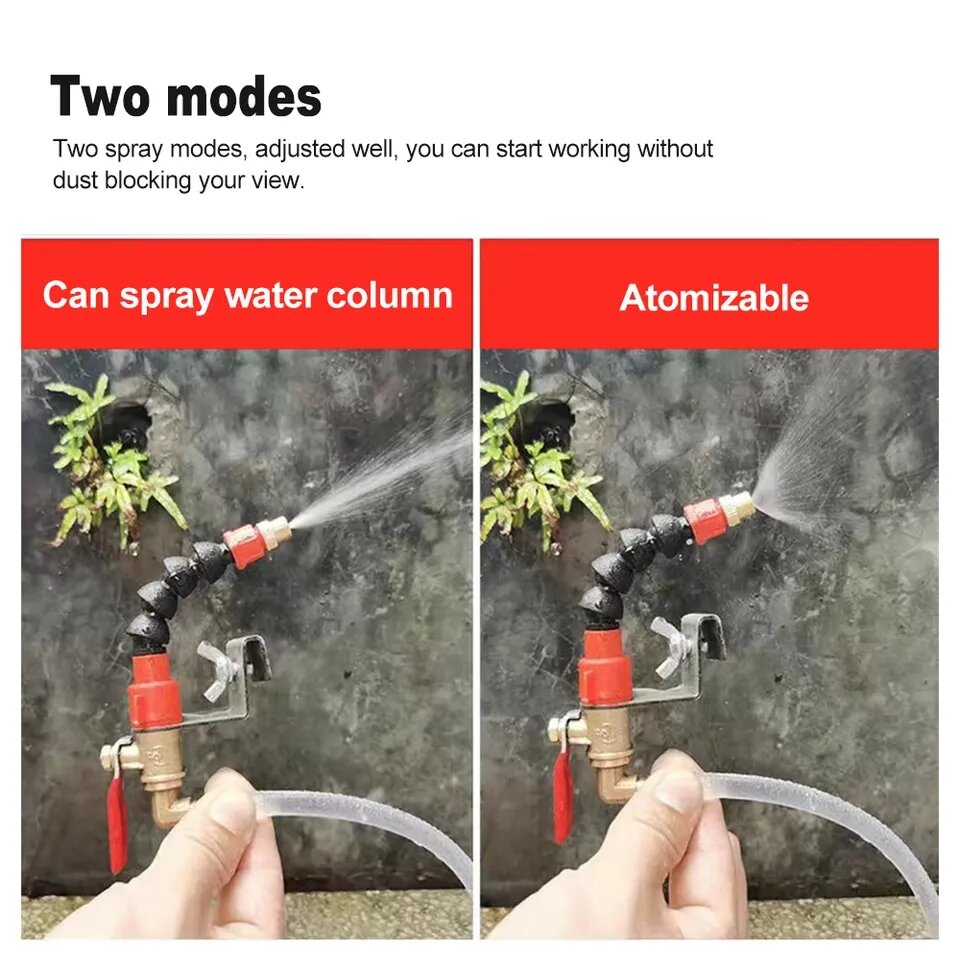 Dust-proof nozzle for portable tile cutting machine, dust-proof nozzle for cutting grinder.