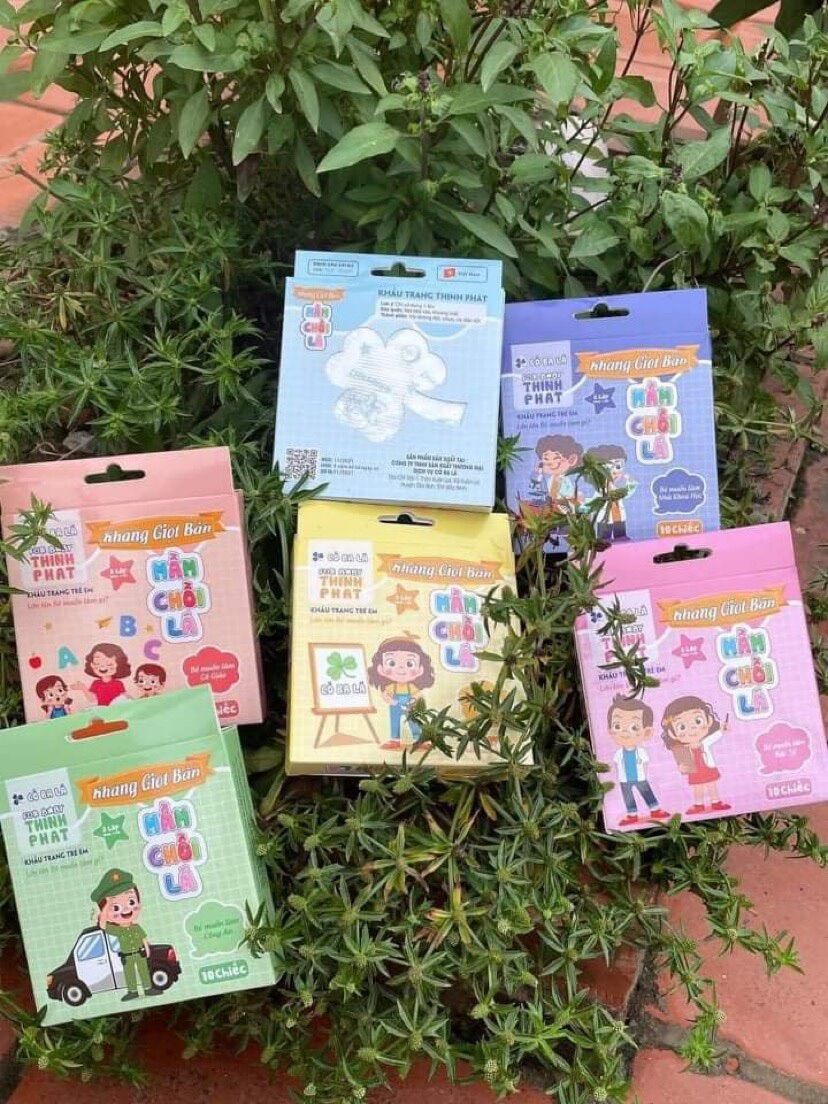 [RẺ VÔ ĐỊCH] Khẩu trang mầm chồi lá Thịnh Phát (hộp 10 chiếc)
