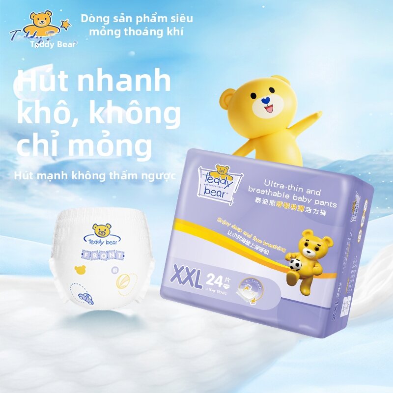 Teddy Bear | Ultra Thin Breathable Baby Diapers