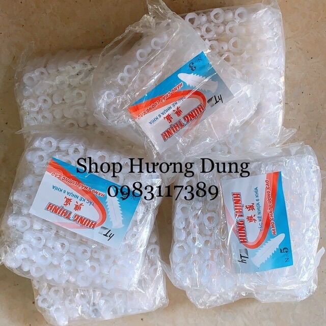 Tắc kê nở nhựa Combo 100 chiếc
