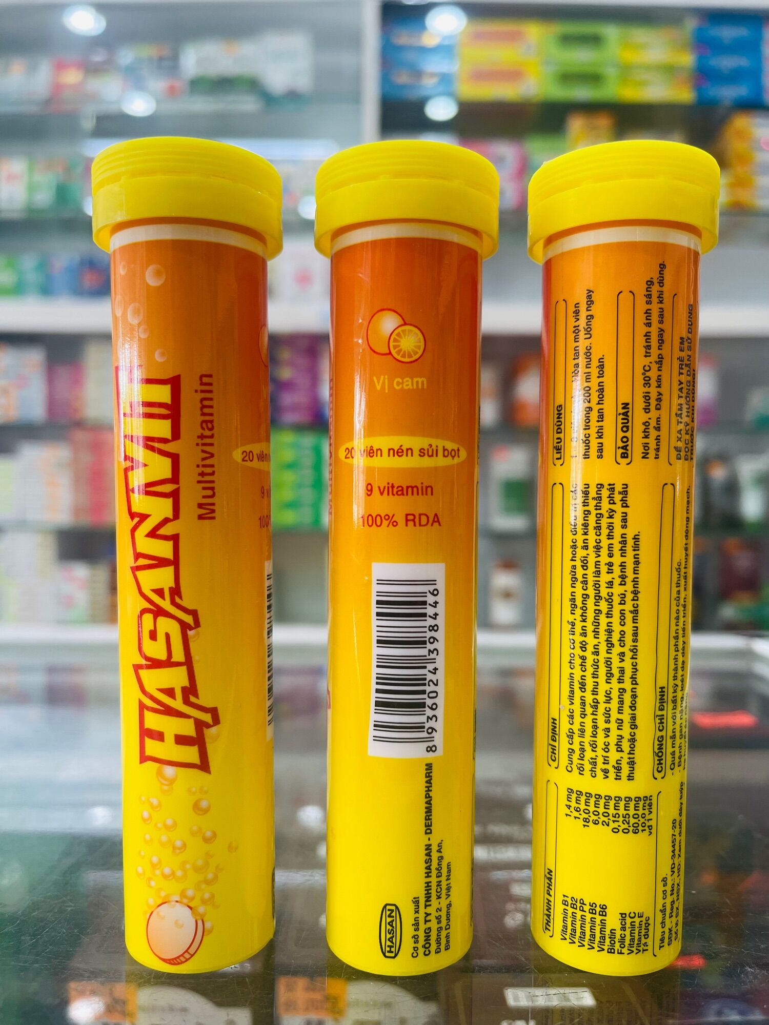 HASANVIT - 20 viên sủi - bổ sung vitamin và khoáng chất hàng ngày
