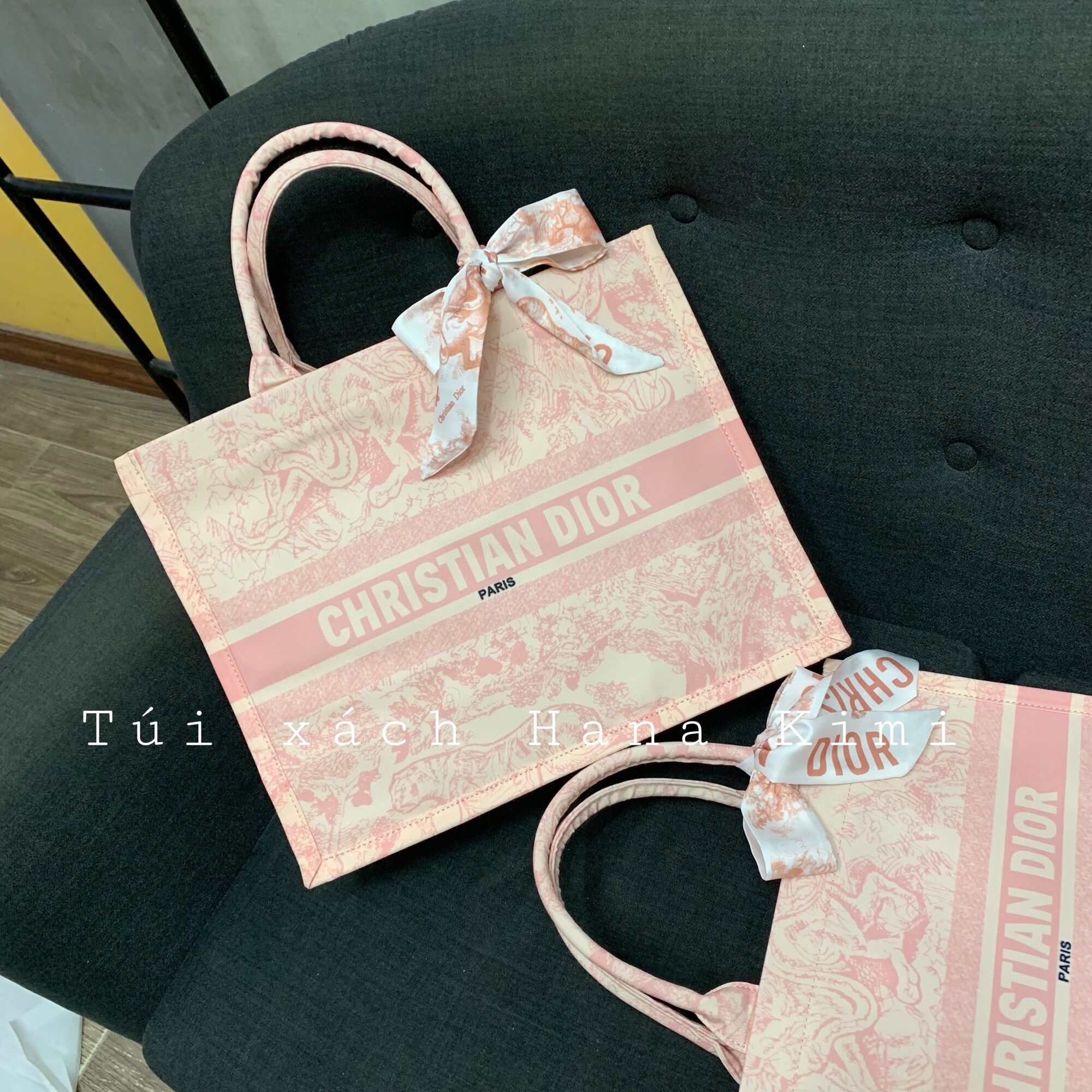 Túi xách nữ Du Lịch Bỉm Sữa size to tặng khăn lụa thắt nơ