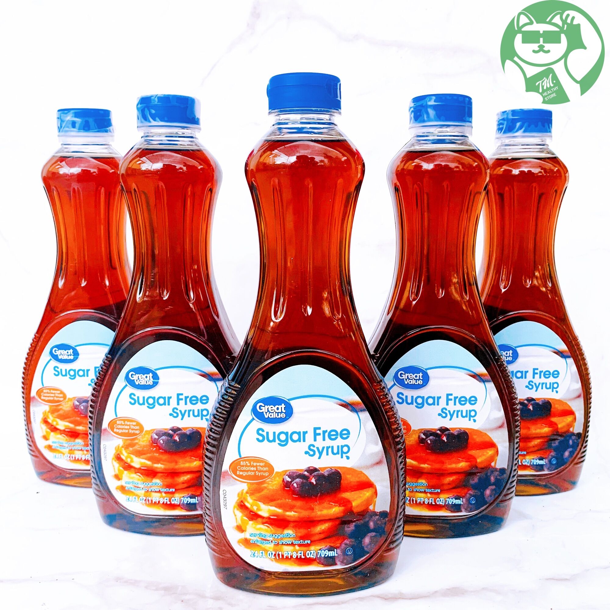 [Siro không đường] ăn kiêng Sugar Free Syrup 710ml GREAT VALUE diet/eatclean/lowcarb/keto