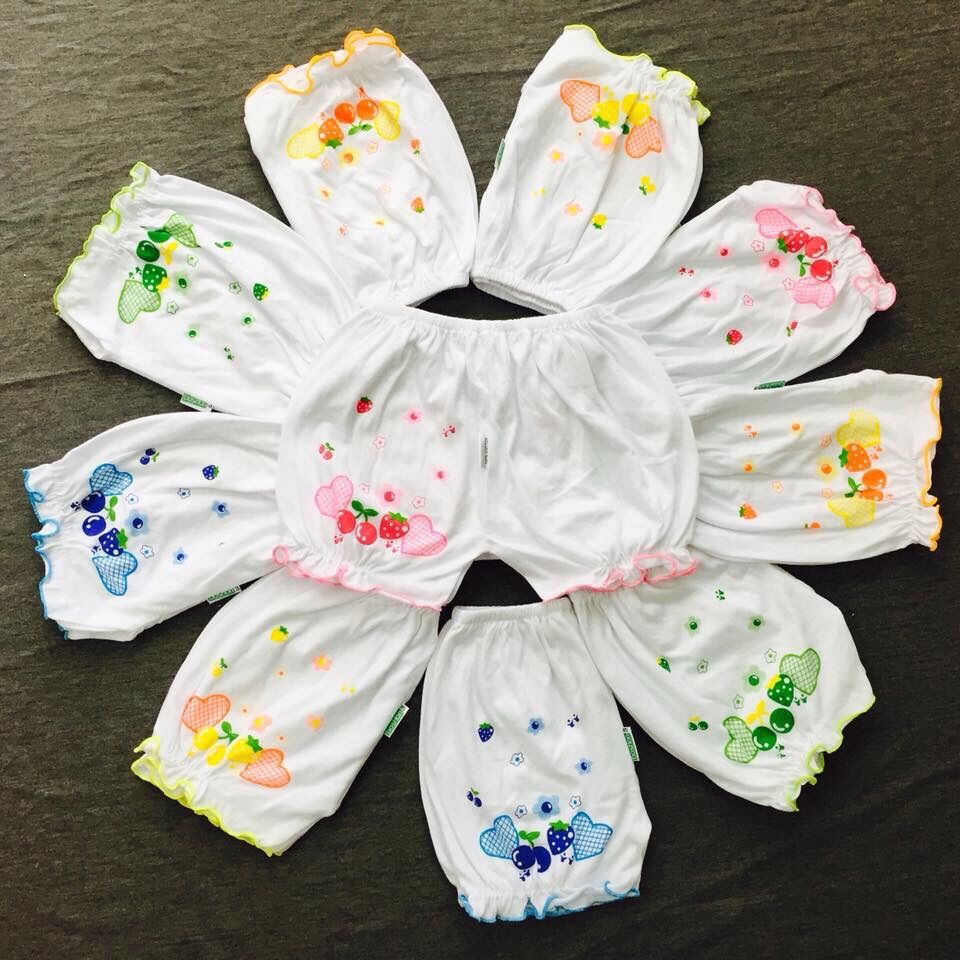 Combo 10 quần phòng dâu bé gái 3-17kg