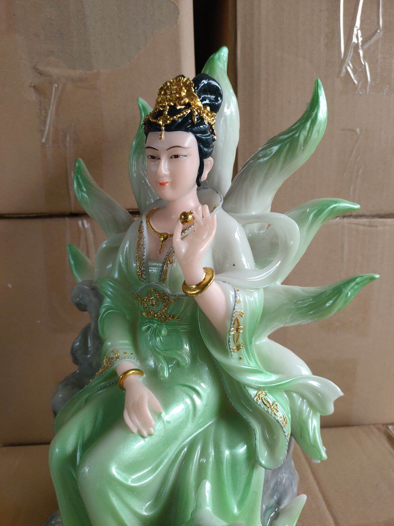 Tượng Hồ Ly Tiên cao 30cm