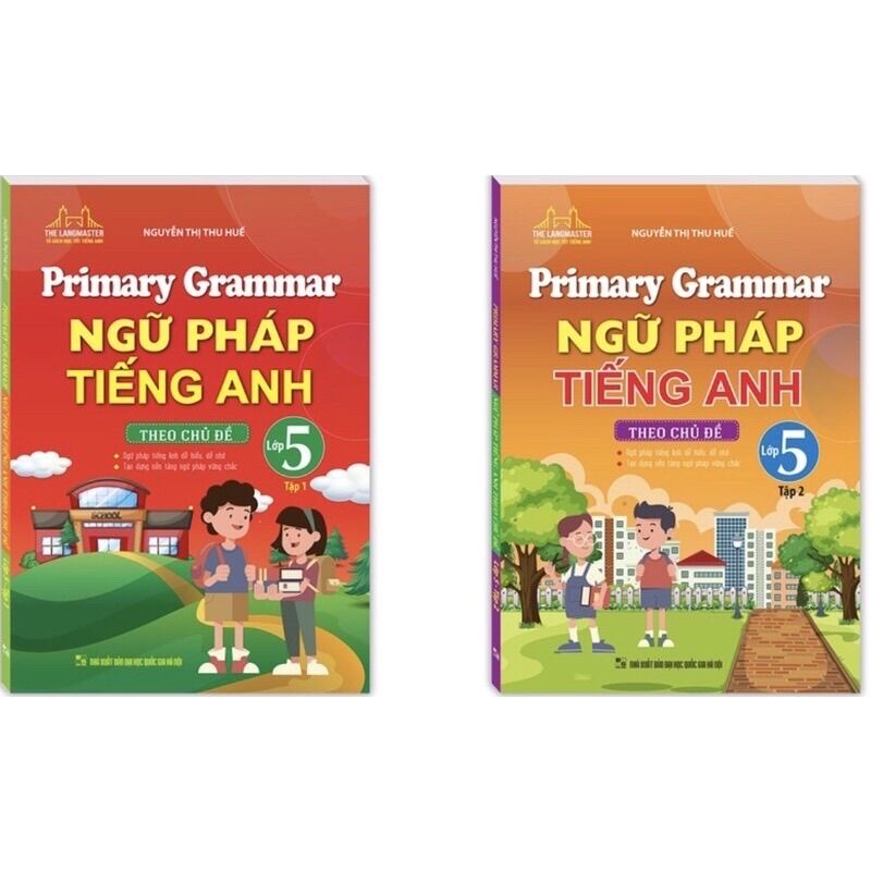 Sách - primary grammar ngữ pháp tiếng anh theo chủ đề lớp 5