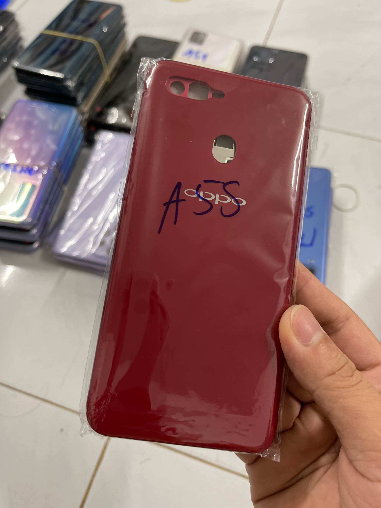 Oppo A5S Case Set, Including Sim Tray, Keys, Camera Glass