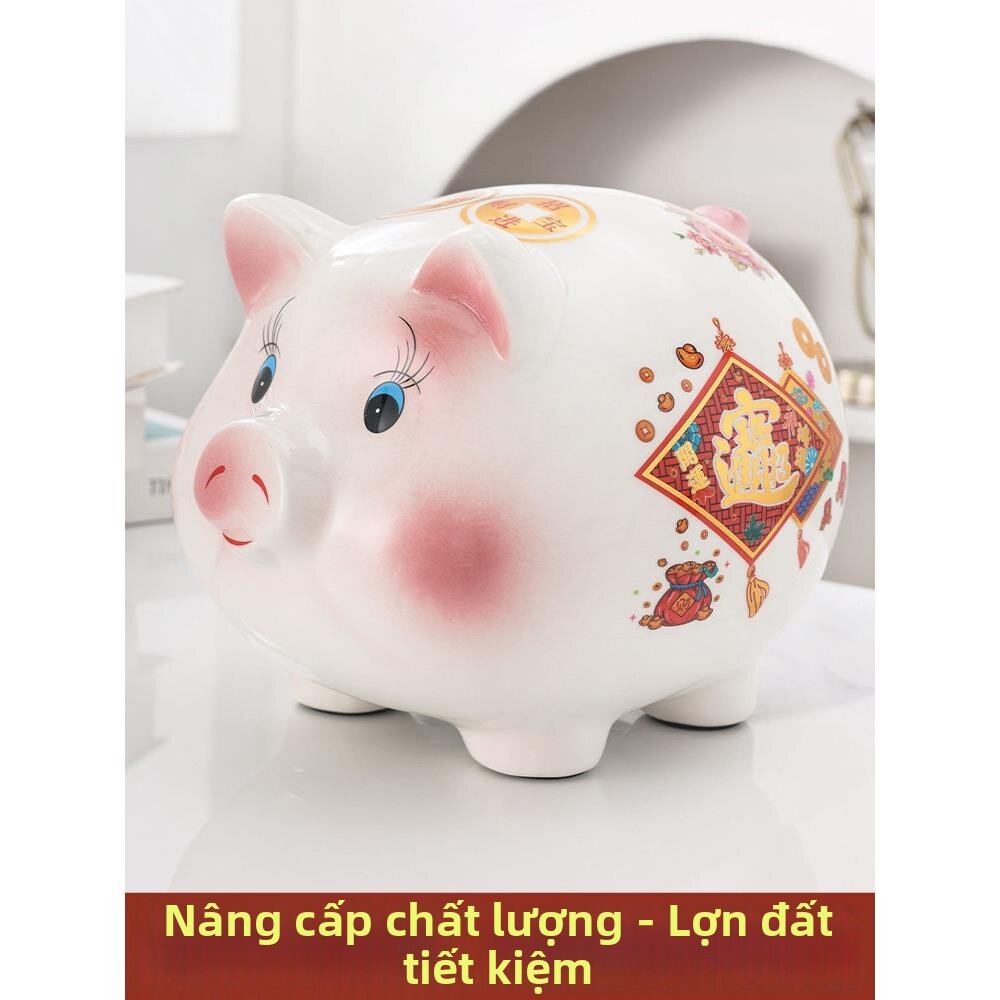 JOSEN LIGHTING | Piggy Bank Ceramic Pig Design Only In No Out Giá 814,000 Đồng*Miễn phí vận chuyển