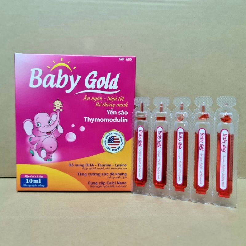 Baby gold ăn ngon ngủ tốt hộp 20 ống, sản phẩm có nguồn gốc xuất xứ rõ ràng, đảm bảo chất lượng