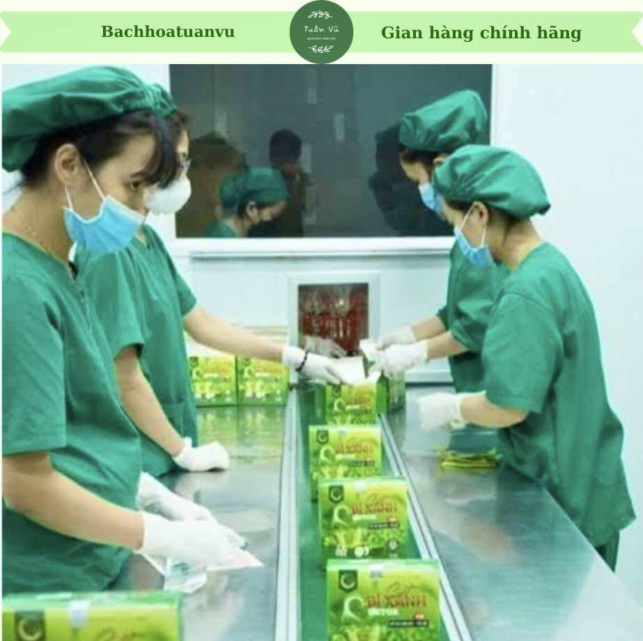 (HỘP 20 GÓI) Cốt Bí Xanh Giảm Cân Detox Vip