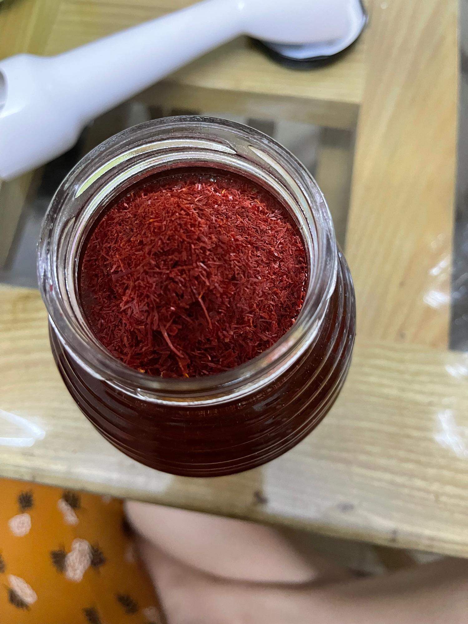 Combo: saffron ngâm mật ong và hũ chanh sành