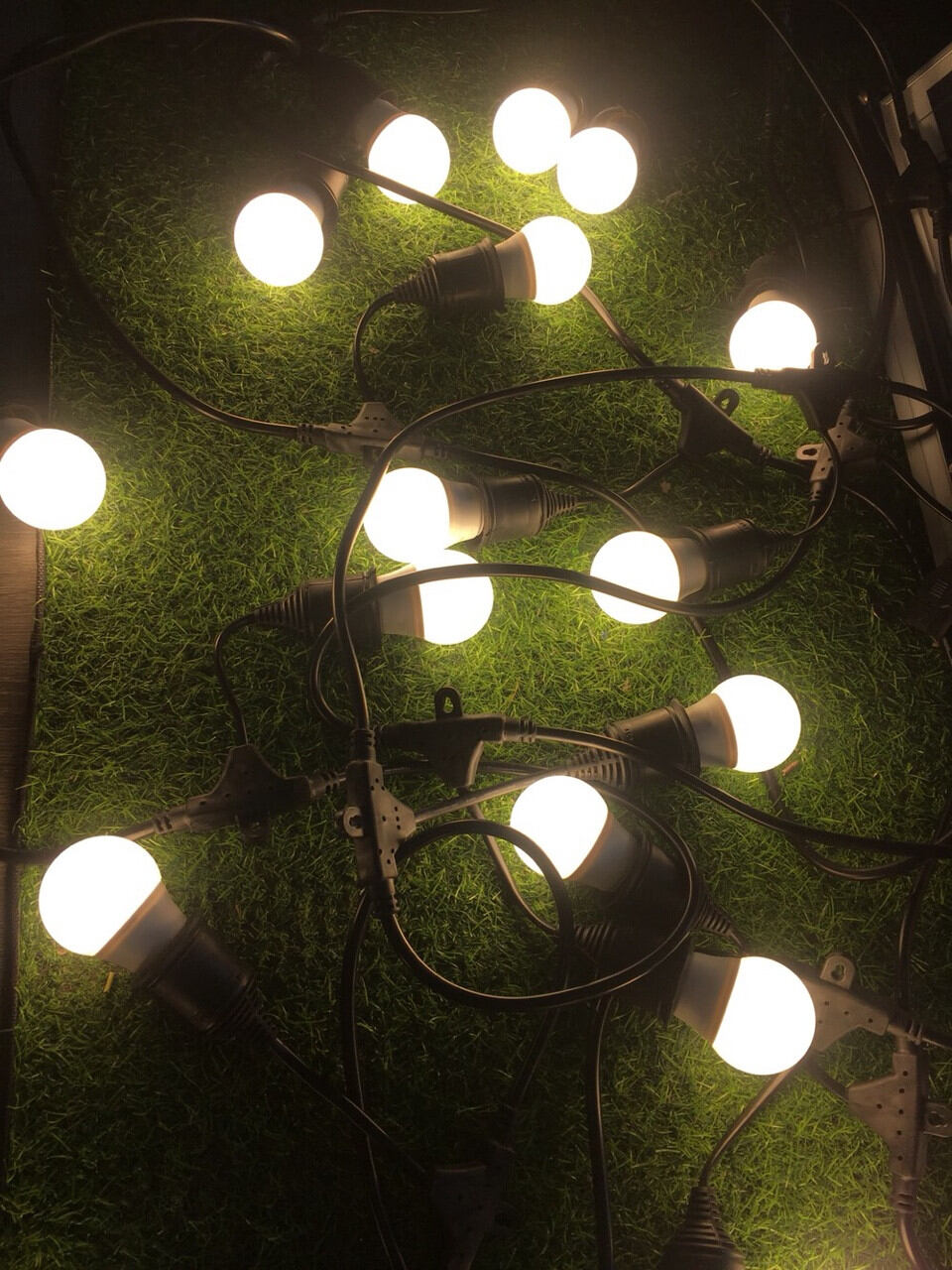 Combo 5m -10 đui kèm bóng led 3w