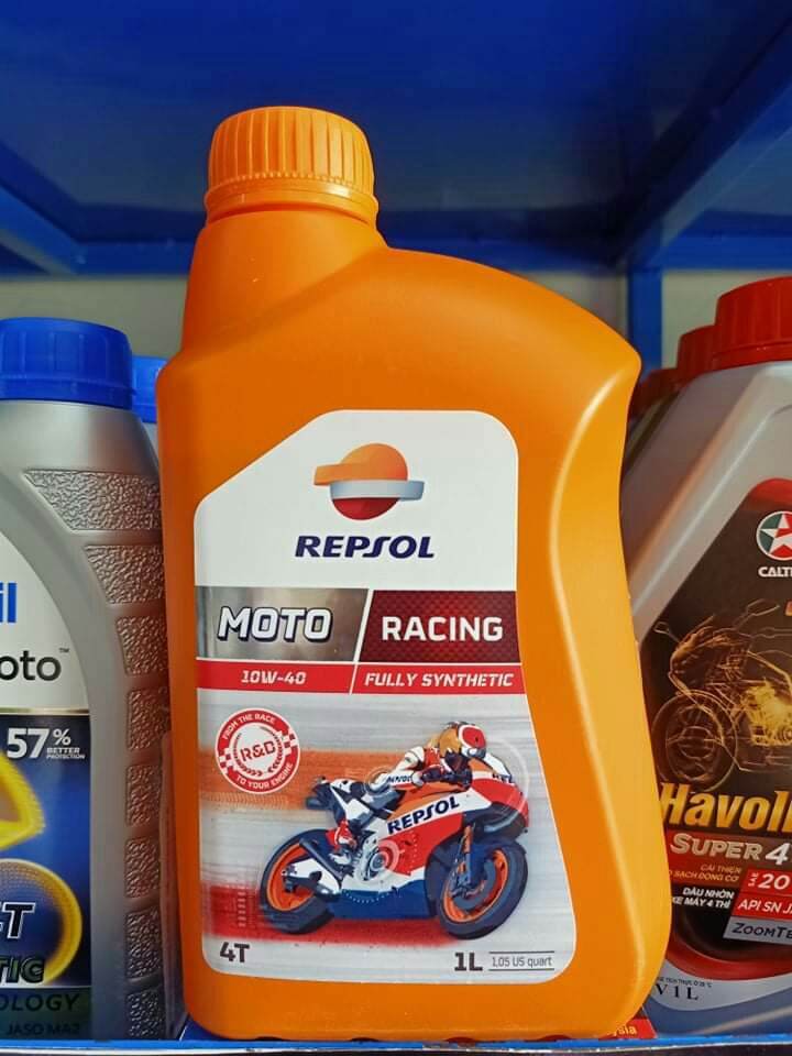 Dầu nhớt xe máy repsol moto racing 4t 10w-40