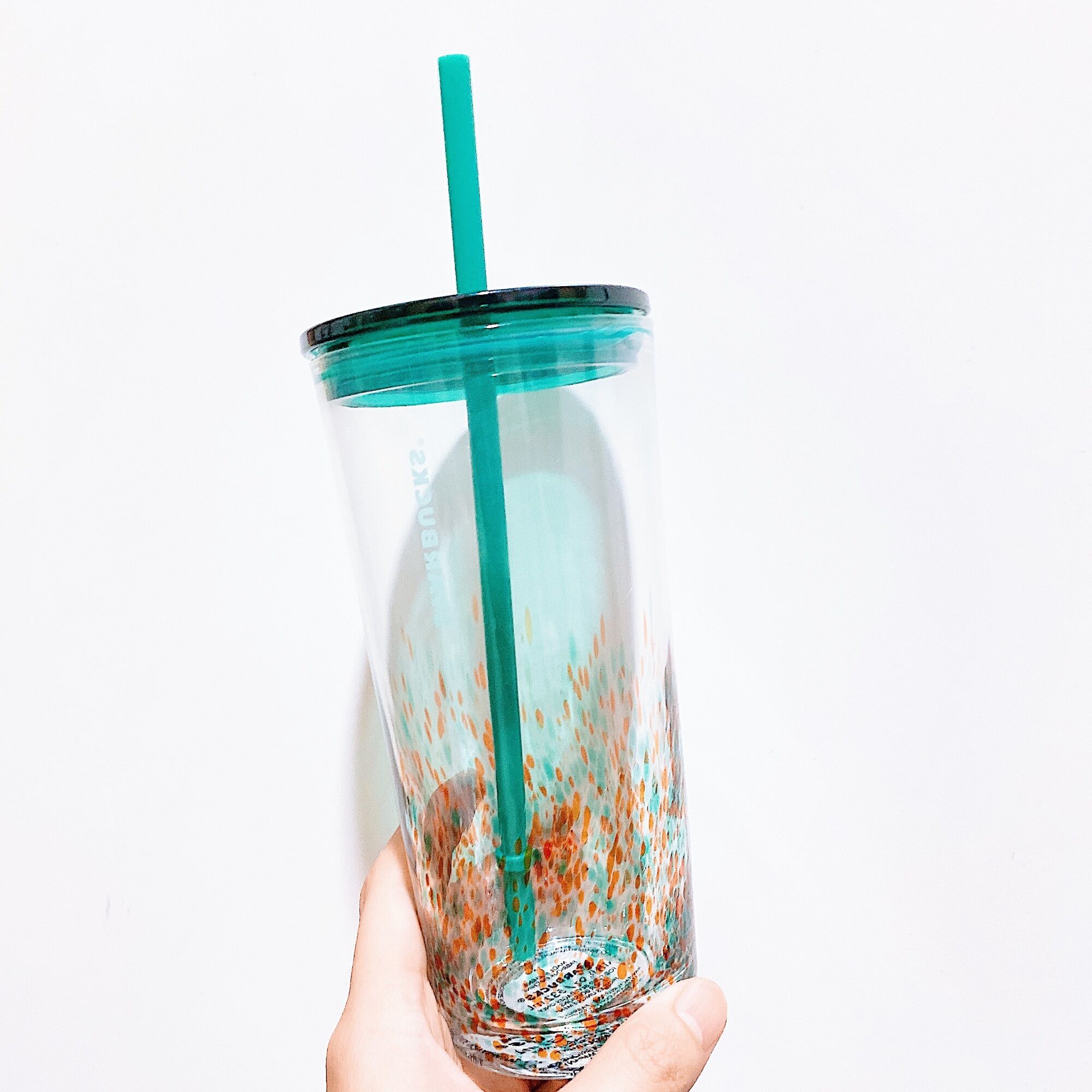 [STARBUCKS US] - LY THUỶ TINH SPRING 2022 CONFETTI DOT GLASS COLD CUP 16oz