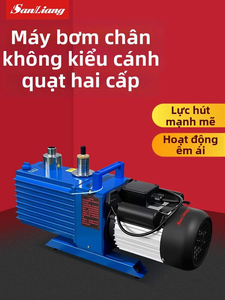 sanliang | Double Stage Rotary Vane Vacuum Pump Small Industrial For Lab Giá 9,987,000 Đồng*Miễn phí vận chuyển